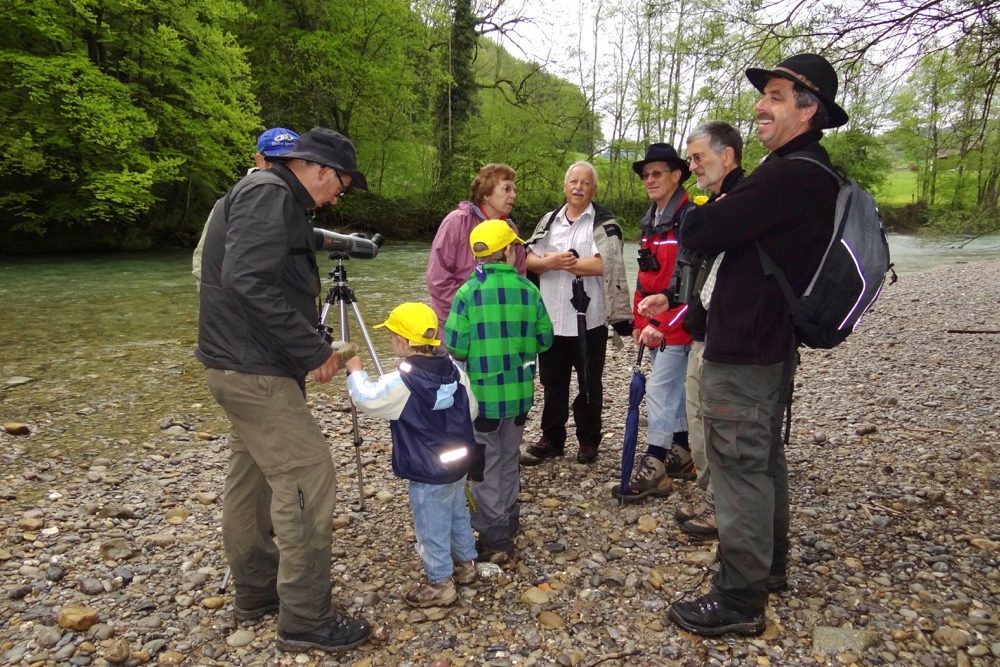 2013.05. Vogelstimmen- Wanderung vom Natur- und Vogelschutzverein Oberhelfenschwil 7.  mit Gian, Mauro, Daniel, Adelheid, Rudolf, Paul, Marlies, Hans und Toni (und Stefan...)